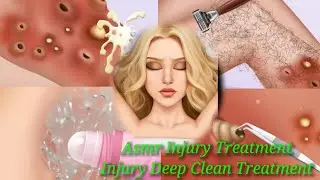 Asmr Injury Treatment/Injury Deep Clean Treatment@ASMRanimation1234#asmr #gaming #animation