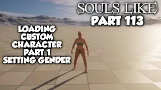 Souls Like Tutorial Part 113 | Loading Custom Character Part 1 Setting Gender | Unreal Engine 5