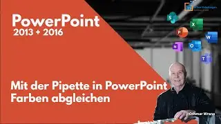 Mit der Pipette in PowerPoint Farben abgleichen