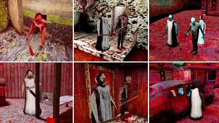 Granny Vs Granny 2 Vs Granny 3 All Endings In 3rd Person View In Nightmare Mode