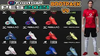 PES 2021  season update Boot packs V9 smoke patch 21.3.7 DLC 7