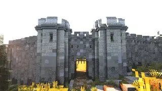 Minecraft Medieval Western European Castle Timelapse And Cinematic