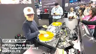 Q-BERT demonstration at NAMM2024 Reloop Booth