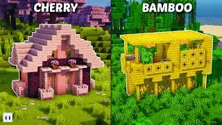 Minecraft : Easy Starter Houses For Minecraft 1.20 | Minecraft Tutorial