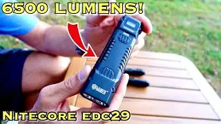 Nitecore EDC29 6500 Lumen flashlight : This thing is a BEAST