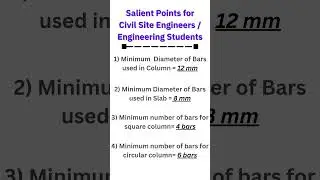 Salient Points for Civil Site Engineers  Engineering Students
