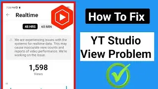 we are experiencing issues with the systems for realtime data yt studio | yt studio no data problem