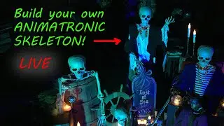 DIY Skeleton Animatronic LIVE!