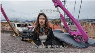 开着挖机游全国，来到318#开着挖机游全国 #318川藏线 #琳琳挖机 @挖机琳琳  开挖机全国游