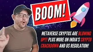 What's happening with metaverse cryptos BLOWING UP? 🚀 And more India crypto crackdown + Tether news!