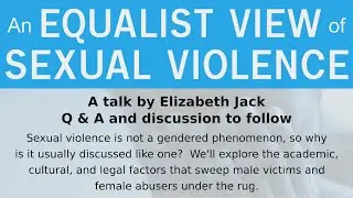 An Equalist View of Sexual Violence