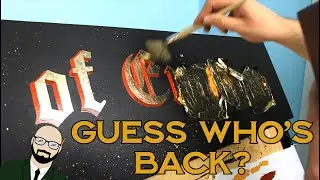 Sign Painting a traditional (imitation) gold leaf PUB SIGN with a blended shadow - hand lettering