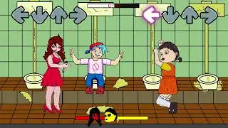 Girlfriend fart mod (FNF animation mems 3)