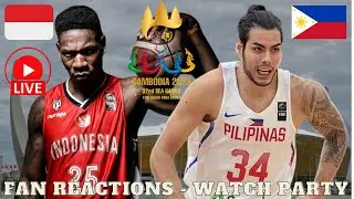 Live I Indonesia vs Philippines - Fan Reactions - Play By Play