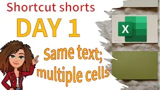 Excel shortcut keys: Add the same data into multiple cells with one easy shortcut 