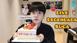 BTS Live do SUGA "Happy Birthday" Legendado PT-BR Vlive (09-03-2021)