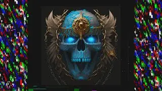 Skulls Psychdelic Art | iMGYNARY ARTT