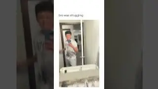 Bro was struggling🤣