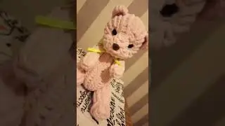 плюшевый мишка спицами!!! #handmade #плюшевыймедведь #плюшевыймишка #amigurumidoll #teddybear