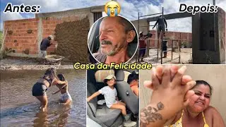 CONSEGUIMOS REBOCAR A CASA DE PRAIA TODA, VEM VER COMO TÁ FICANDO 🥹 Mile Steffani