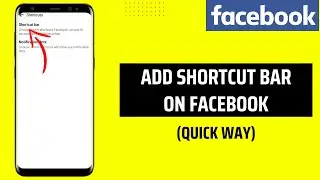 How To Add Shortcut Bar In Facebook