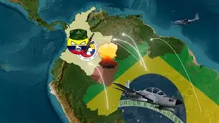 COLOMBIANOS rebeldes invadiram o BRASIL  e se deram MAL