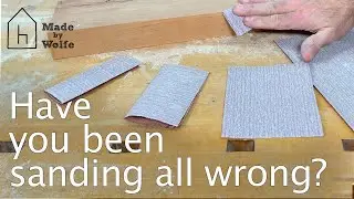 HAND SANDING: how to use sandpaper correctly (by folding it differently)