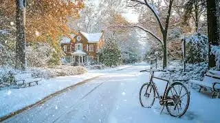 Winter's Whisper: Gentle Snowfall & Soothing Winds for Deep Relaxation, Study, Sleep & Meditation