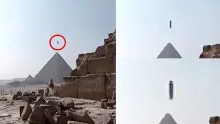 Unbelievable Images Reveal Something Huge Above The Pyramids