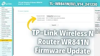TPLink Wireless N Router WR841N Firmware Update | TL-WR841N(EU)_V14_241230
