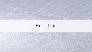 Fleur-de-lis Ceiling Tiles