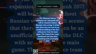 CP2077 Phantom Liberty without Russian voice acting?