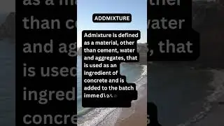 What is Addmixture and its use? #shorts #construction #civilengineering #UnleashCivil