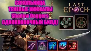 ОДНОКНОПОЧНЫЙ БИЛД НА СОКОЛЬНИЦУ ТЕНЕВЫЕ КИНЖАЛЫ | FALCONER SHADOW DAGGER | LAST EPOCH 1.0