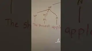Form-Function Diagram of 'The shiniest apple was eaten by the girl'