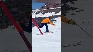 Какая-то дичь на горных лыжах. Французский поворот.