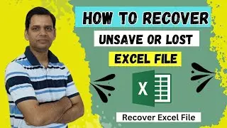 How to Recover Excel File Not Saved or Lost | Excel Tricks | Excel Tips and Tricks