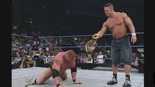 Brock Lesnar vs. A-Train + John Cena Destroys Brock Lesnar: SmackDown, April 24, 2003