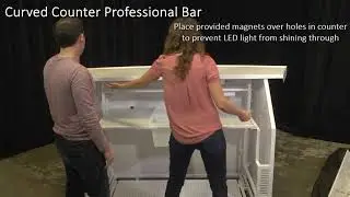 Curved Counter Professional Bar