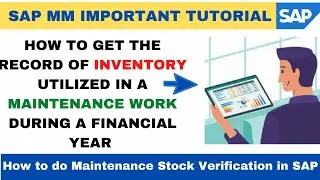 How to get the report of inventory utilized in Maintenance Job. Goods used against MO in SAP .