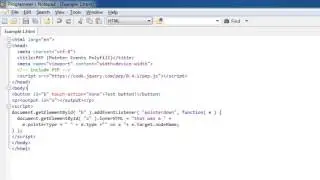 Cs420 Pointer Events Example lecture 1 week 11
