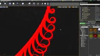 Unreal Engine 4 Niagara Spline Component