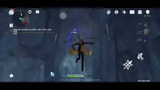 How to Ring the two bells on either side of the ruins (2/2) Genshin impact 2.6 The Chasm Guide
