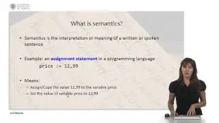 Programming Logic and Languages: Syntax and semantics |  | UPV