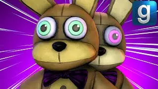 Gmod FNAF | Review | Brand New Help Wanted Spring Bonnie/Glitchtrap Plushie Ragdoll!