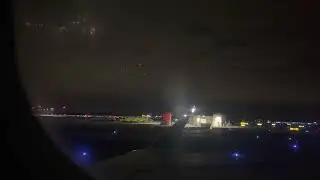 Delta Airlines CRJ-900 Night Departure from Detroit