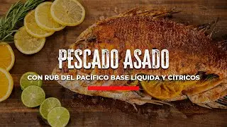 Pescado asado con cítricos