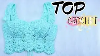 MERMAID STYLE CROCHET TOP PART 1/2
