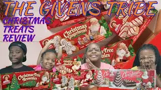 The Givens Tribe Try Little Debbie Christmas Treats