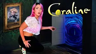 ENTRÉ A LA PUERTA SECRETA DE CORALINE🚪​😰​ *El Otro Mundo en ROBLOX*
